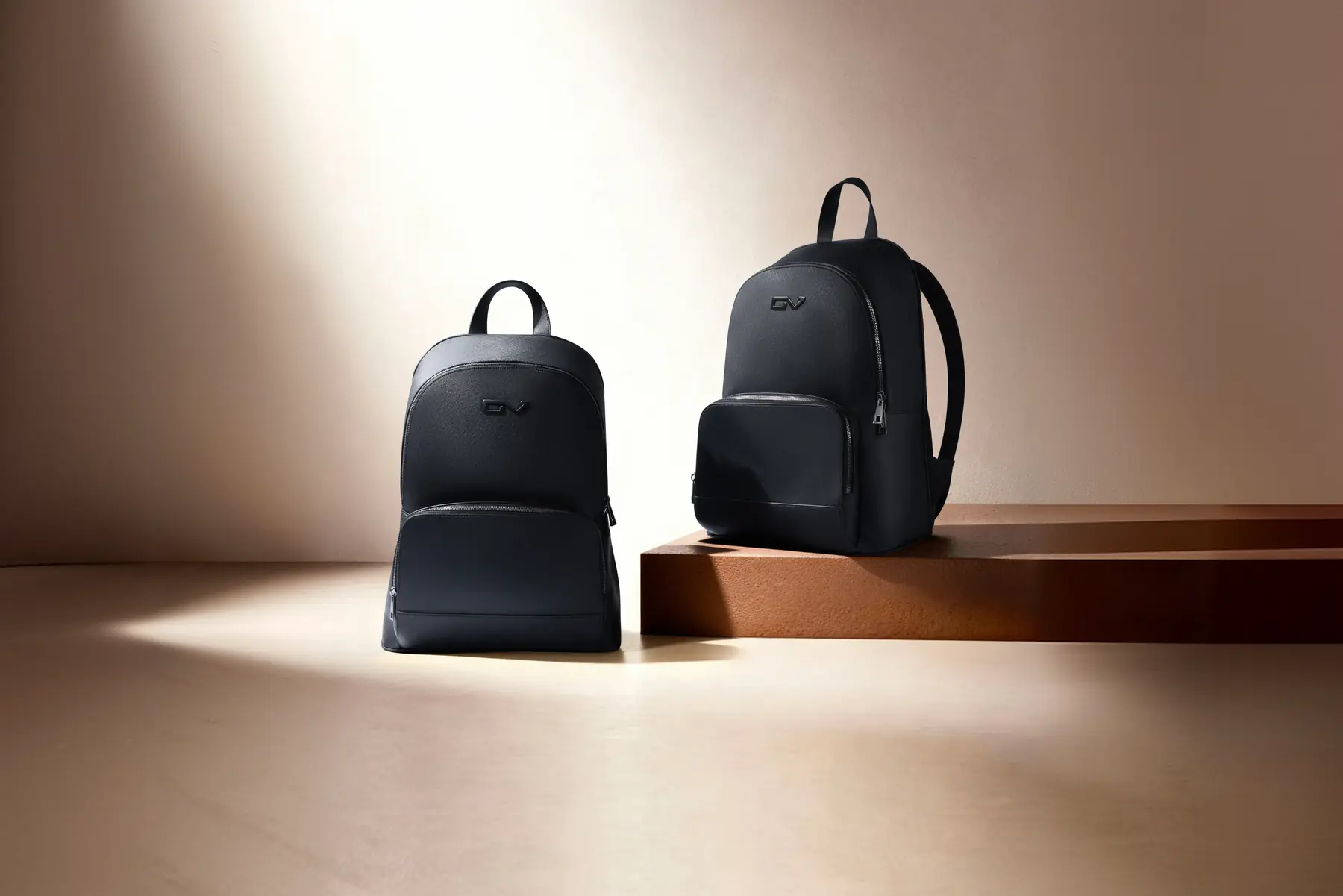 Overalls leather backpacks